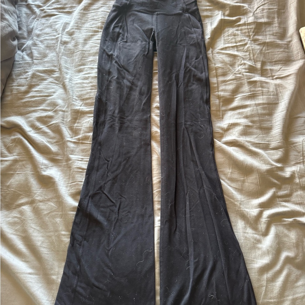lululemon athletica Black Flare Leggings